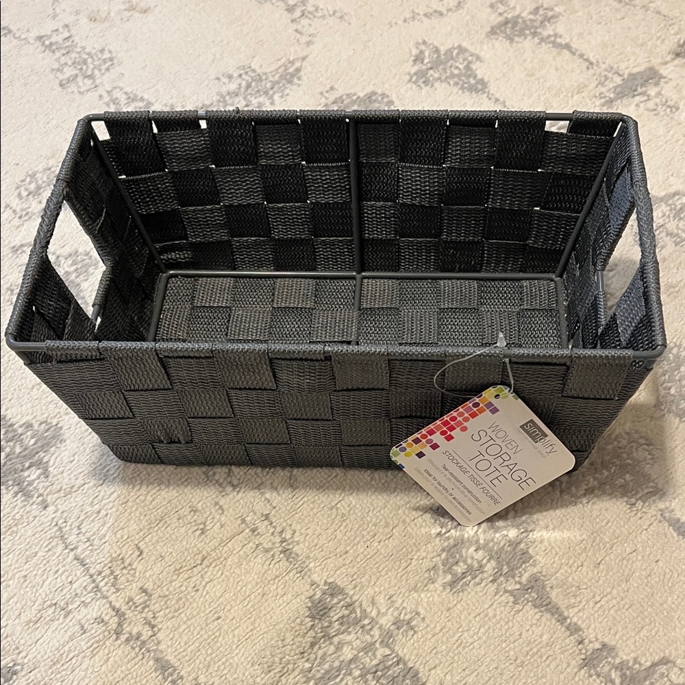 Gray Storage Basket